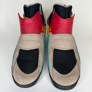 Vintage 1990's Metroblade Rollerblade Shoes Size 7.5 Women Multicolor Suede